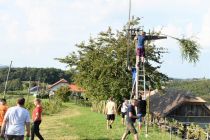 Postavljanje klopotca v Sakušaku