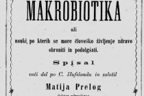 Prevod in priredba Hufelandove »Makrobiotike« ga uvršča med pionirje slovenske medicinske publicistike, vir: Wikipedia