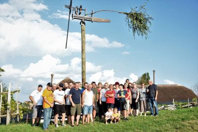 Postavljanje klopotca v Sakušaku