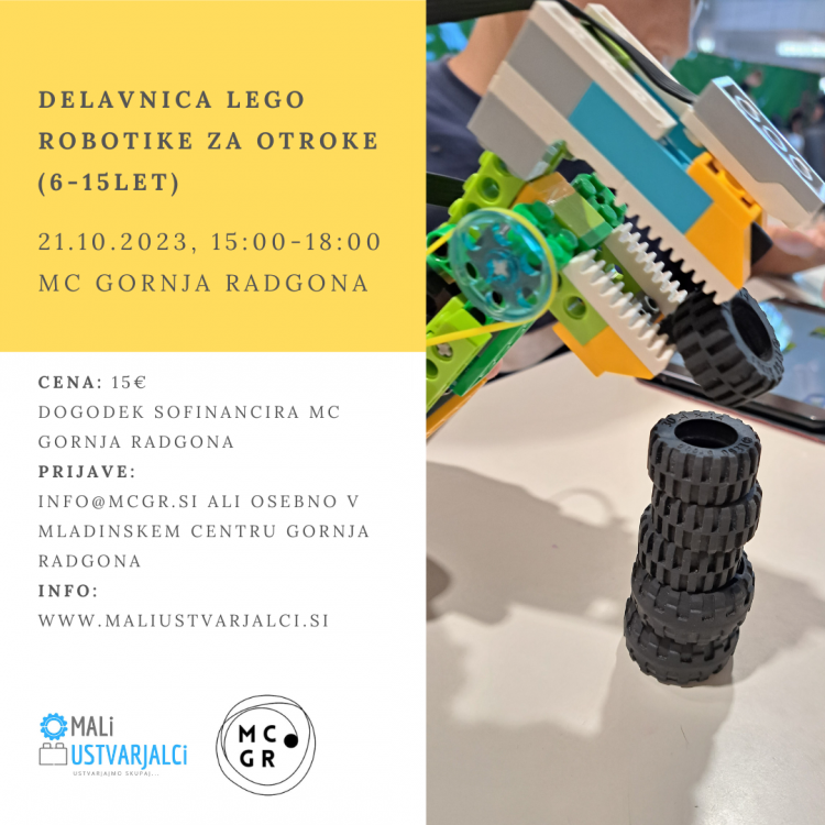Lego delavnica - robotika za otroke