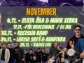 November v kavarni in klubu London by Gaš
