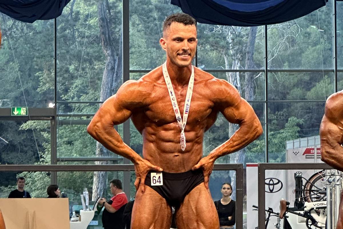 Jaša Pihlar na mednarodnem bodybuilding tekmovanju