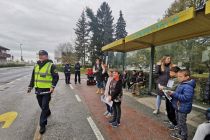 Akcija Otroci za varnost v prometu v Murski Soboti