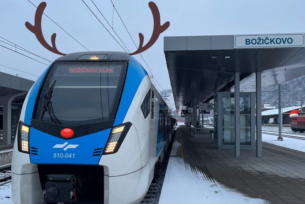 Božičkov vlak, foto: Slovenske železnice