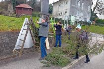 Božično-novoletna okrasitev Male Nedelje