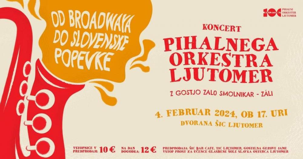 KONCERT PIHALNEGA ORKESTRA LJUTOMER pod taktirko dirigenta Gregorja VIDMARJA
