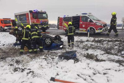 Prometna nesreča na cesti Ljutomer - Križevci