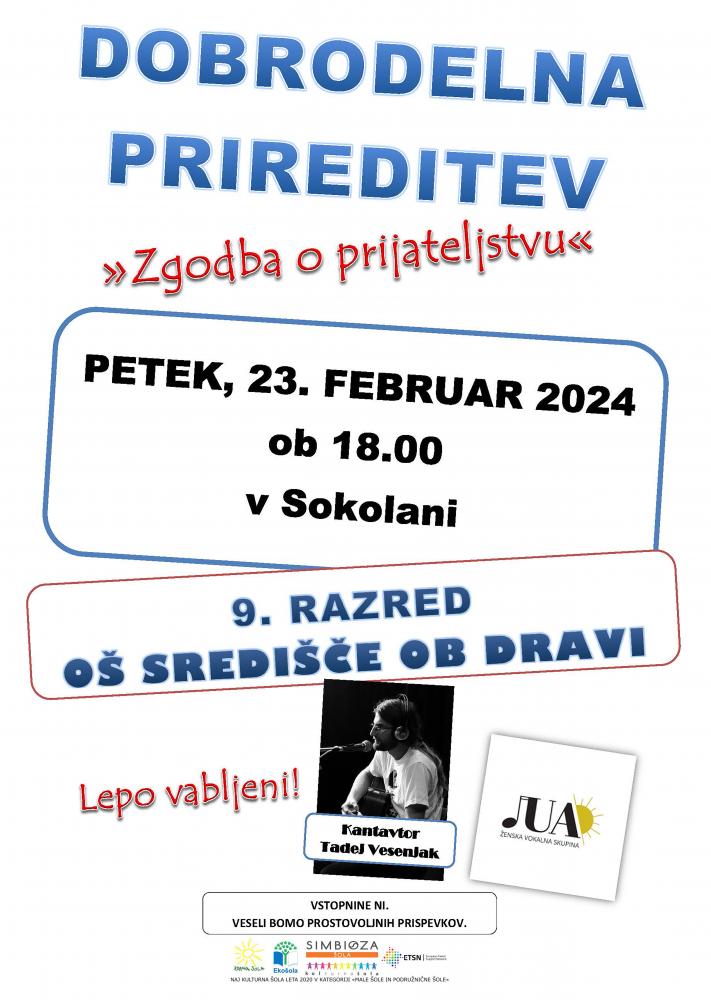 Dobrodelna prireditev; Zgodba o prijateljstvu