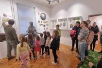 Otroci vrtca Mala Nedelja na obisku v muzeju in galeriji