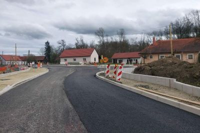 Obnova ceste v Lukavcih, foto: Občina Križevci