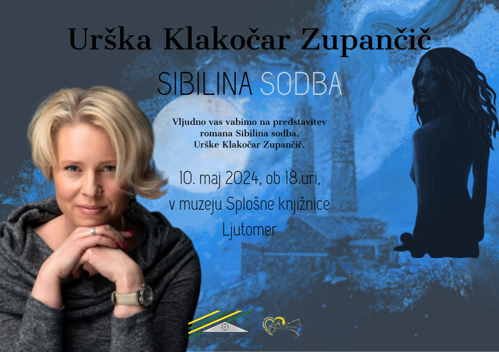 URŠKA KLAKOČAR ZUPANČIČ - Predstavitev romana Sibilina sodba. 