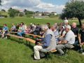 Blagoslov prenovljenega križa zaobljube