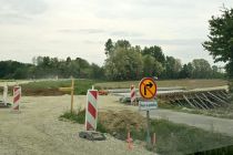 Gradnja križišča in mostu v Šalincih