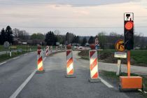Gradnja križišča in mostu v Šalincih