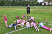 Nogometni »trening« v vrtcu