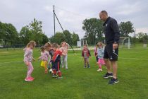 Nogometni »trening« v vrtcu