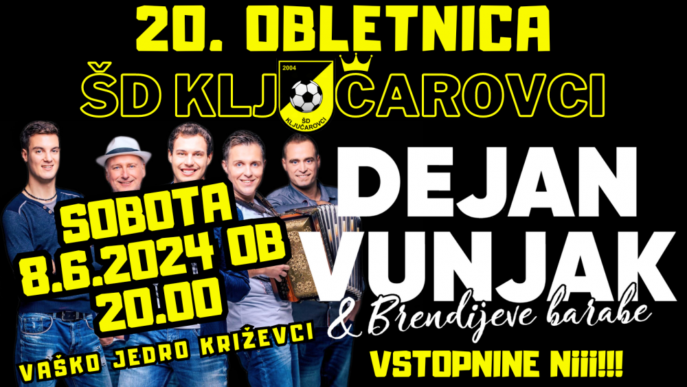 20. OBLETNICA ŠD KLJUČAROVCI