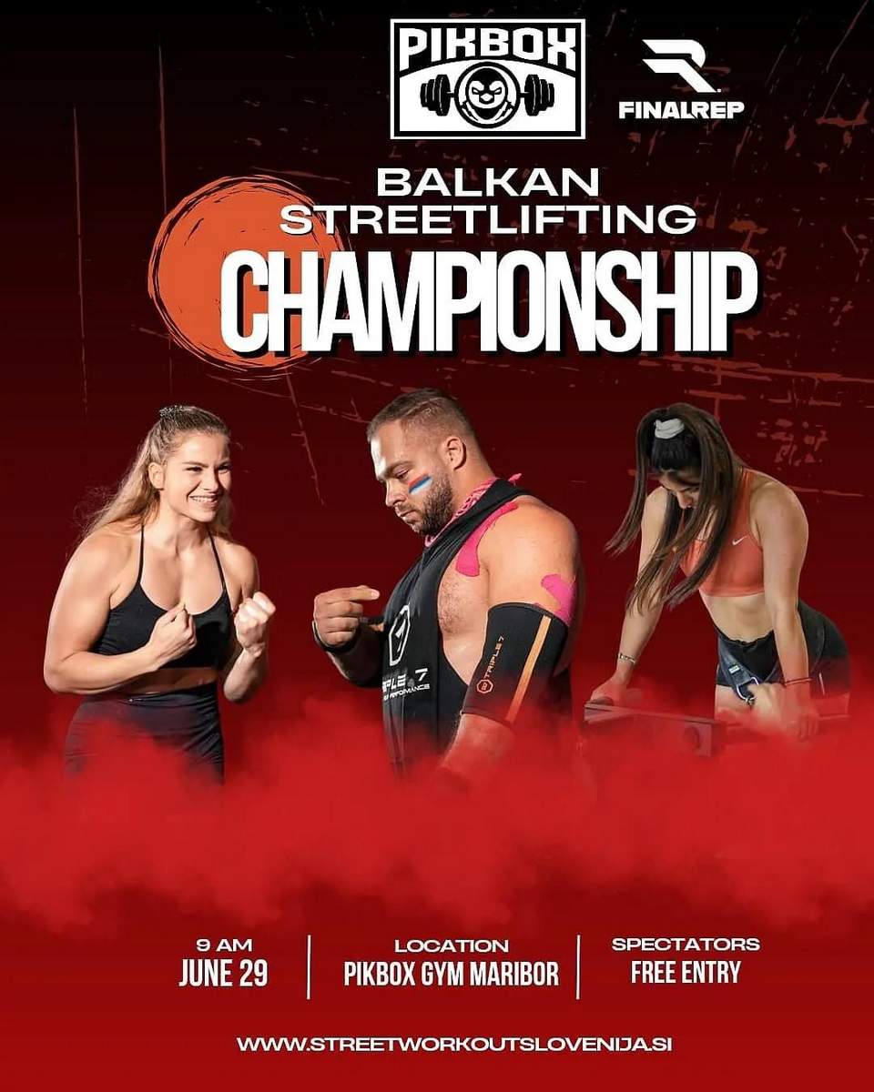 Odprto balkansko streetlifting tekmovanje 2024