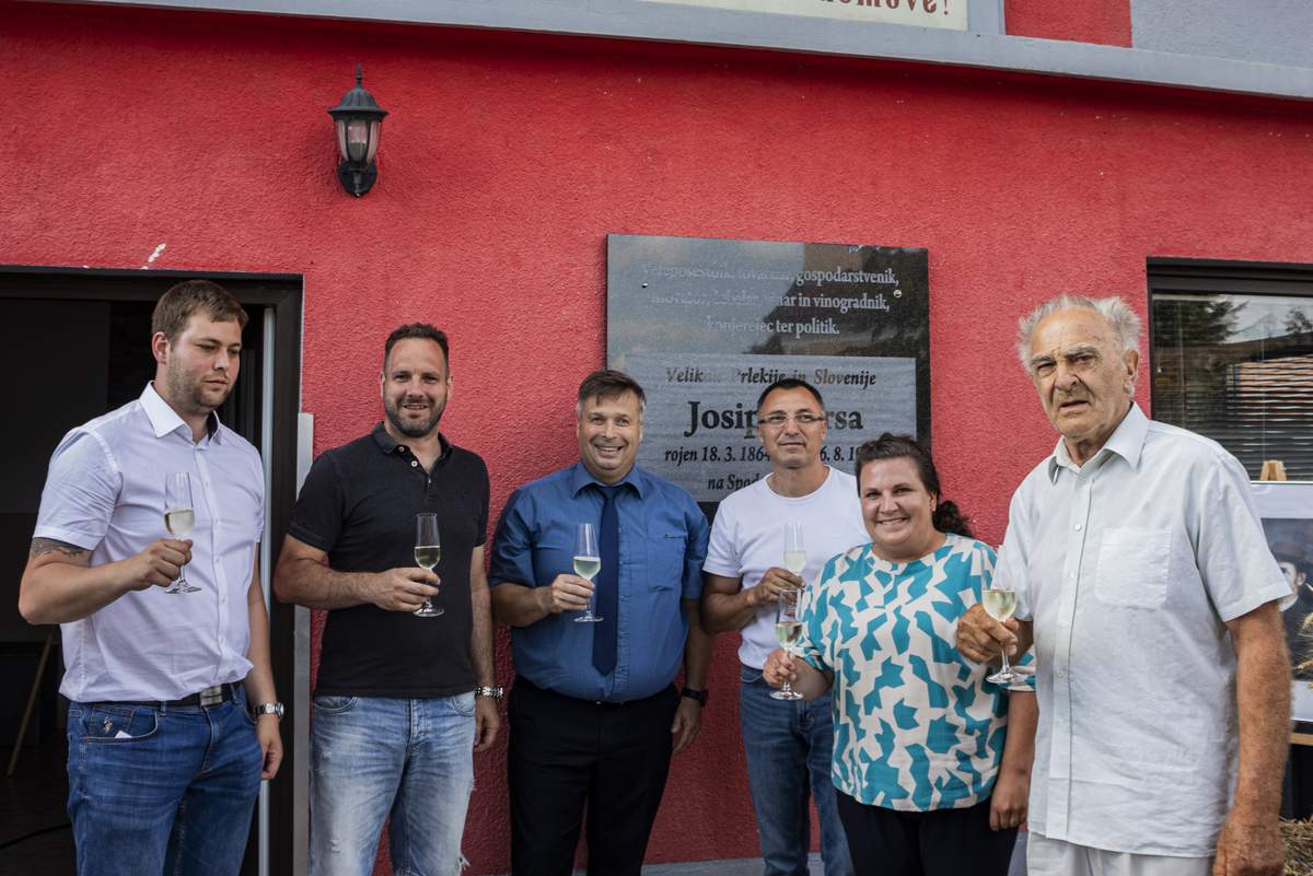 Odkritje spominske plošče Josipa Murse