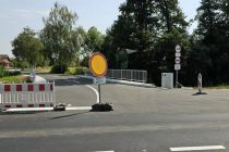 Gradnja križišča in mostu v Šalincih
