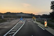 Gradnja križišča in mostu v Šalincih