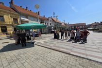 Postavljanje klopotca v Ljutomeru