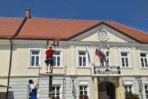 Postavljanje klopotca v Ljutomeru