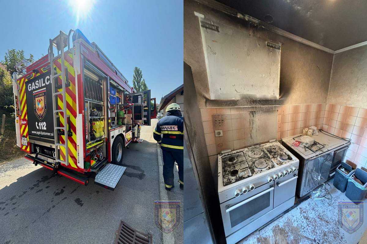 Požar so pogasili gasilci Požar so pogasili gasilci