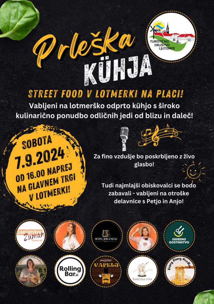 PRLEŠKA KÜHJA - Street food na placi