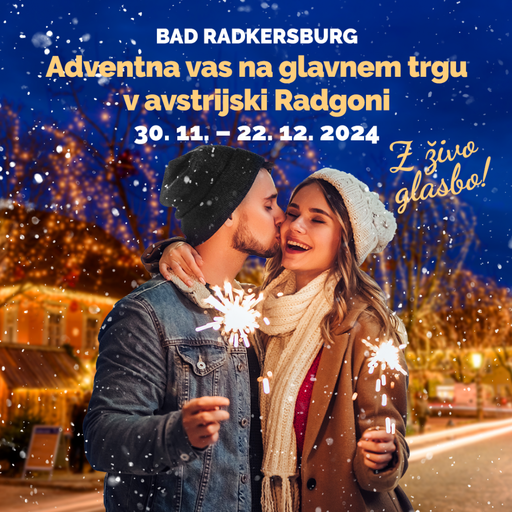 Adventna vas na glavnem trgu v avstrijski Radgoni