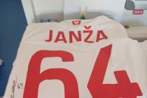 Božiček in Erik Janža na obisku v bolnišnici
