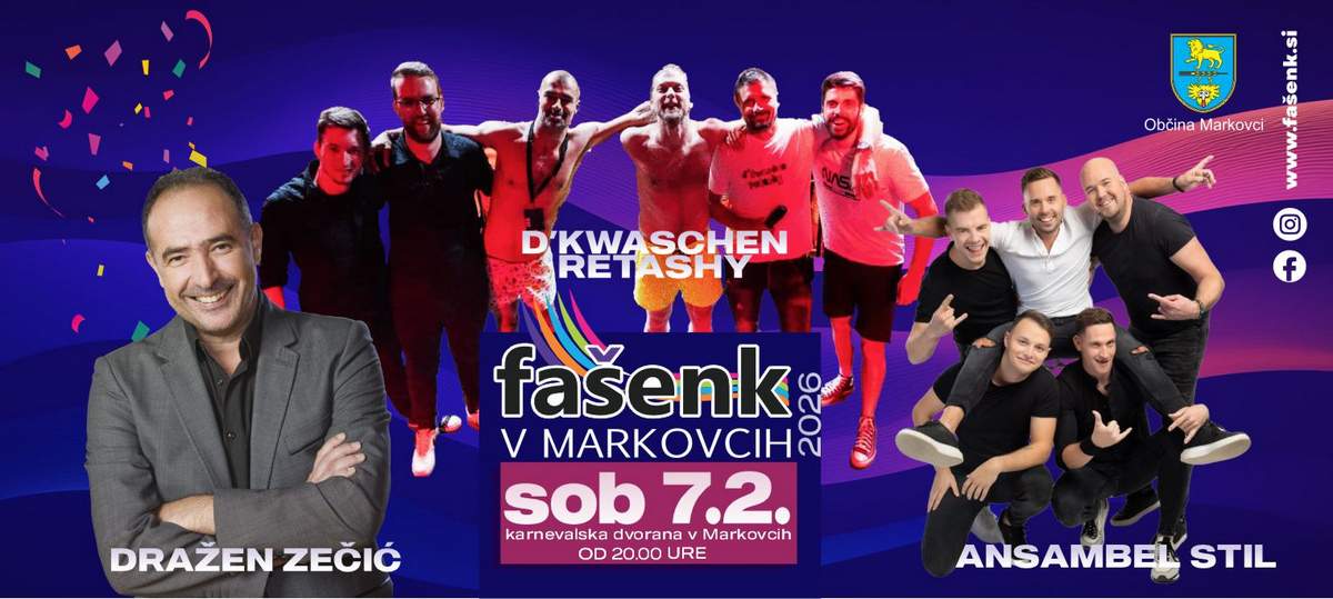 Fašenk v Markovcih 2026