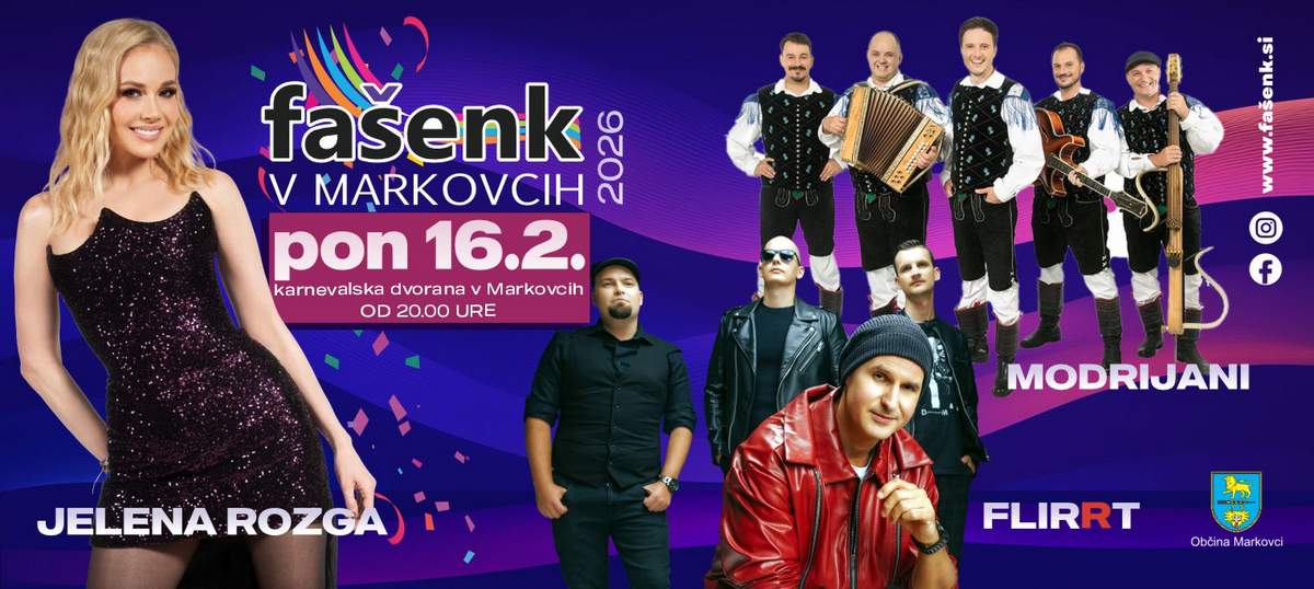 Fašenk v Markovcih 2026