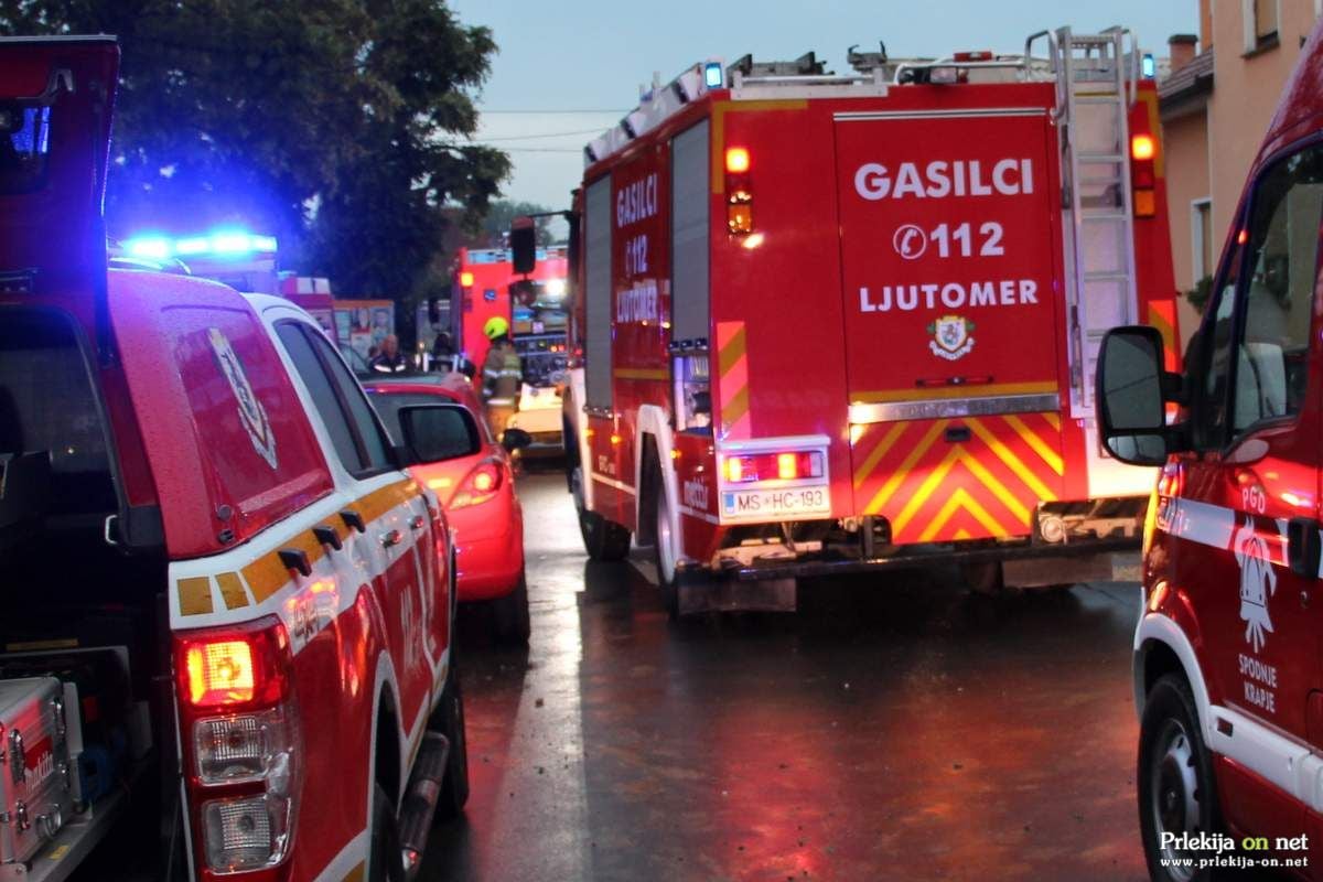 Posredovali so gasilci