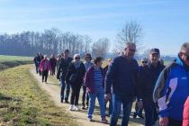 Pepelnični pohod križevskih upokojencev
