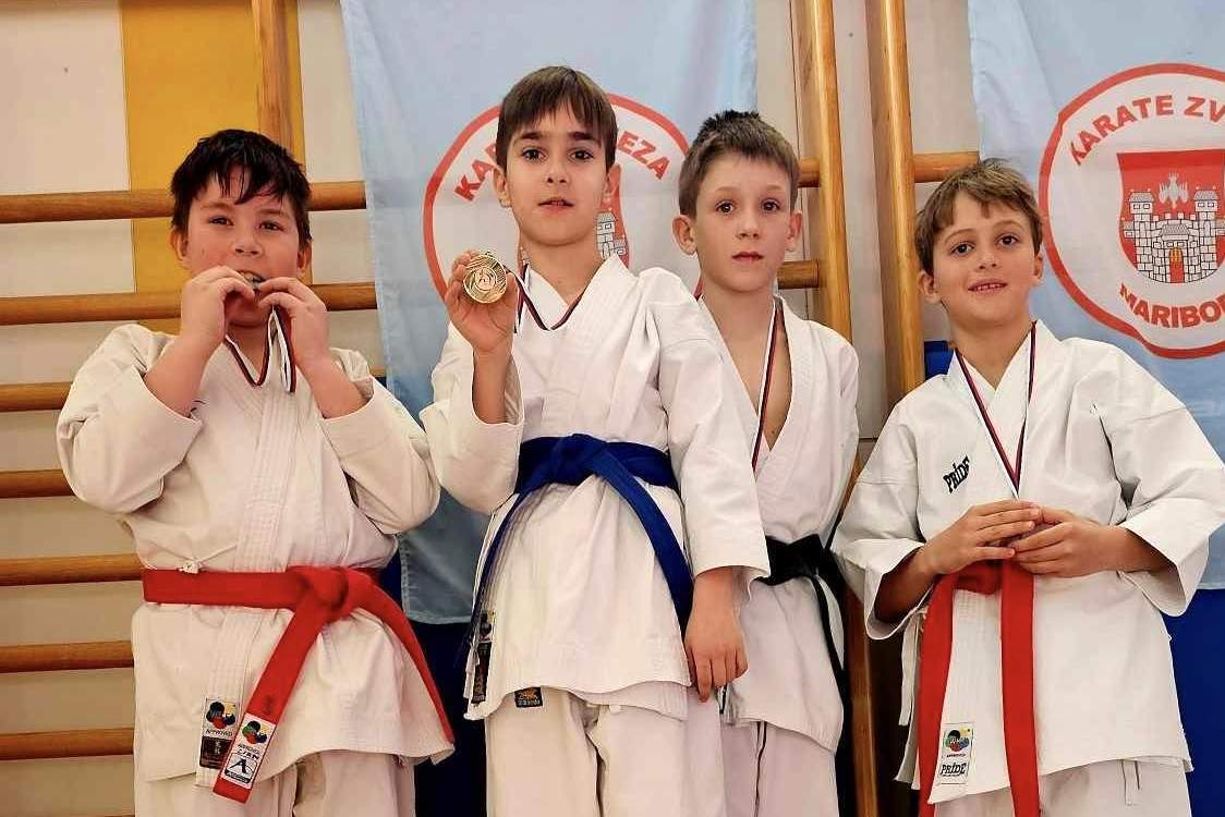 Ljutomerski karateisti v Lenartu