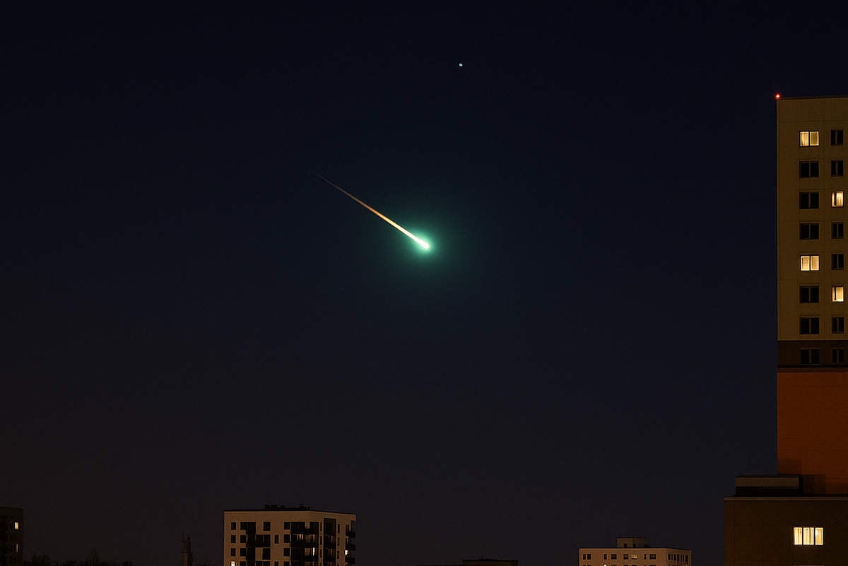 Tako je bil meteor viden nad Ljubljano