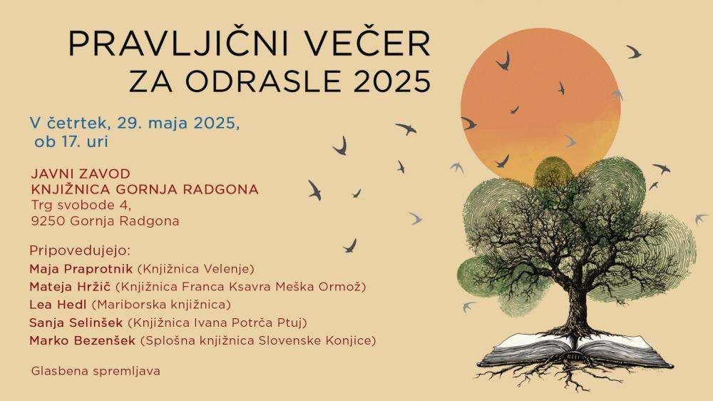 PRAVLJIČNI VEČER ZA ODRASLE