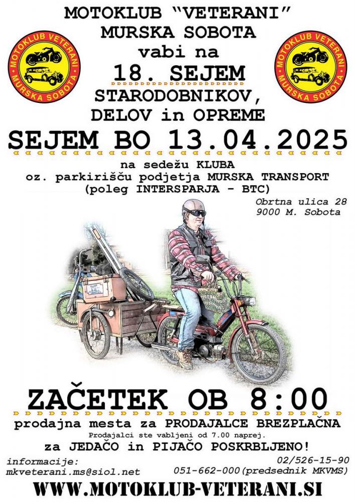 Sejem starodobnikov MK Veterani Murski Sobota