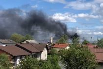 Požar na strehi OŠ Beltinci
