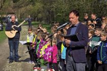 Slovesnost pri Smodiševem mlinu na Moti