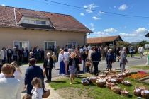 Velikonočni blagoslov jedil na Moti
