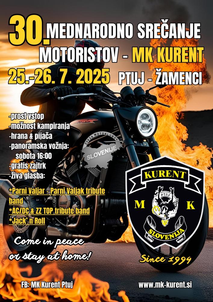30. Mednarodno srečanje motoristov - MK Kurent