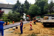Asfaltiranje občinske javne poti v Moravcih