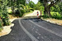 Asfaltiranje občinske javne poti v Moravcih