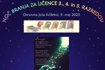 Noč branja na OŠ Križevci