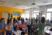 Otroški pevski zbor OŠ Stročja vas na regijskem tekmovanju