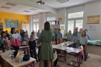 Otroški pevski zbor OŠ Stročja vas na regijskem tekmovanju