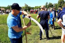Tekmovanje koscev v Vogričevcih