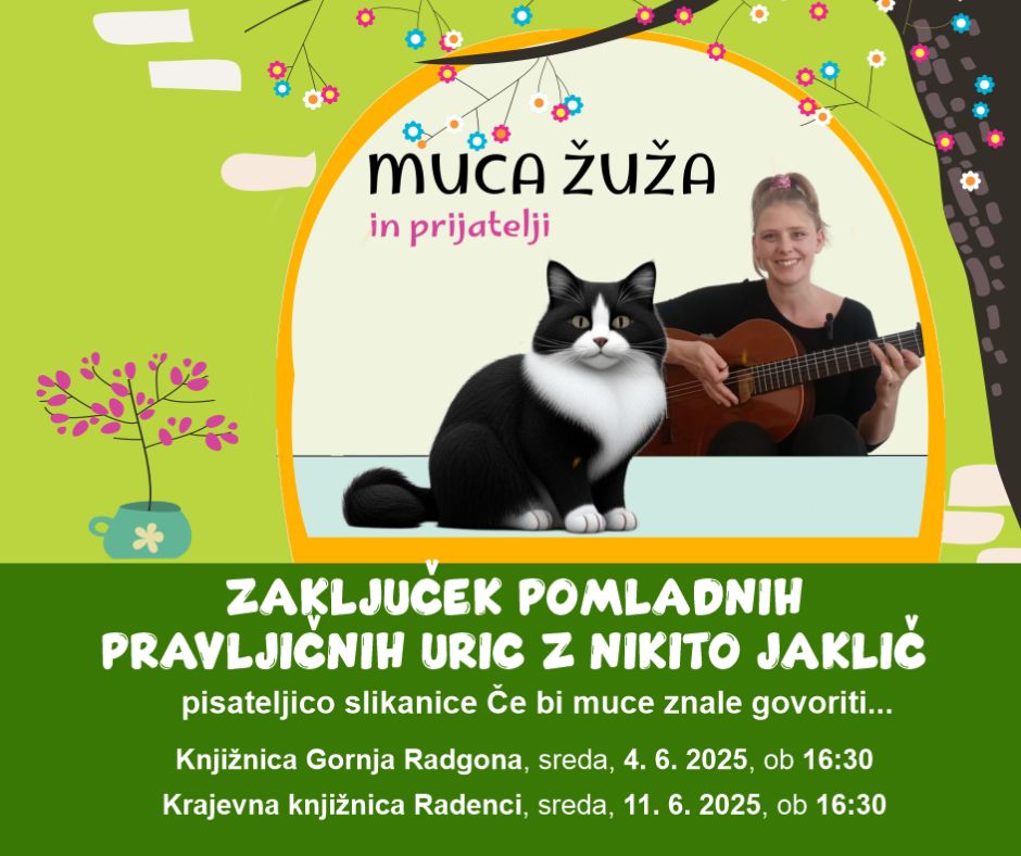 ZAKLUČEK POMLADNIH PRAVLJIČNIH URIC Z NIKITO JAKLIČ